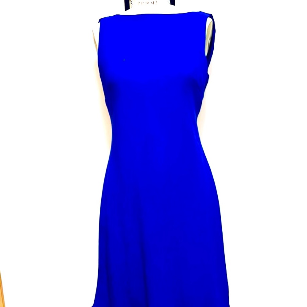 Joneswear New York Blue Poly Dress Size 8